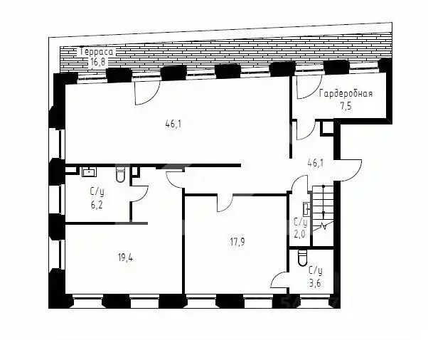 Помещение свободного назначения в Москва Пятницкая ул., 40С1 (144 м) - Фото 2