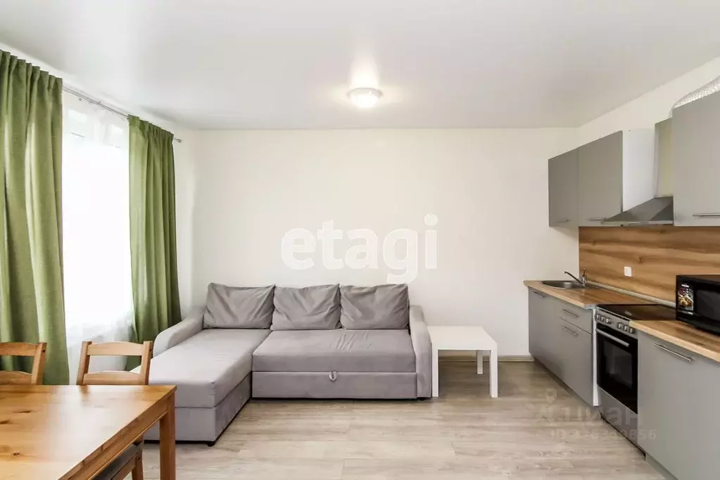 Студия Тюменская область, Тюмень проезд Тихий, 6 (28.6 м) - Фото 1