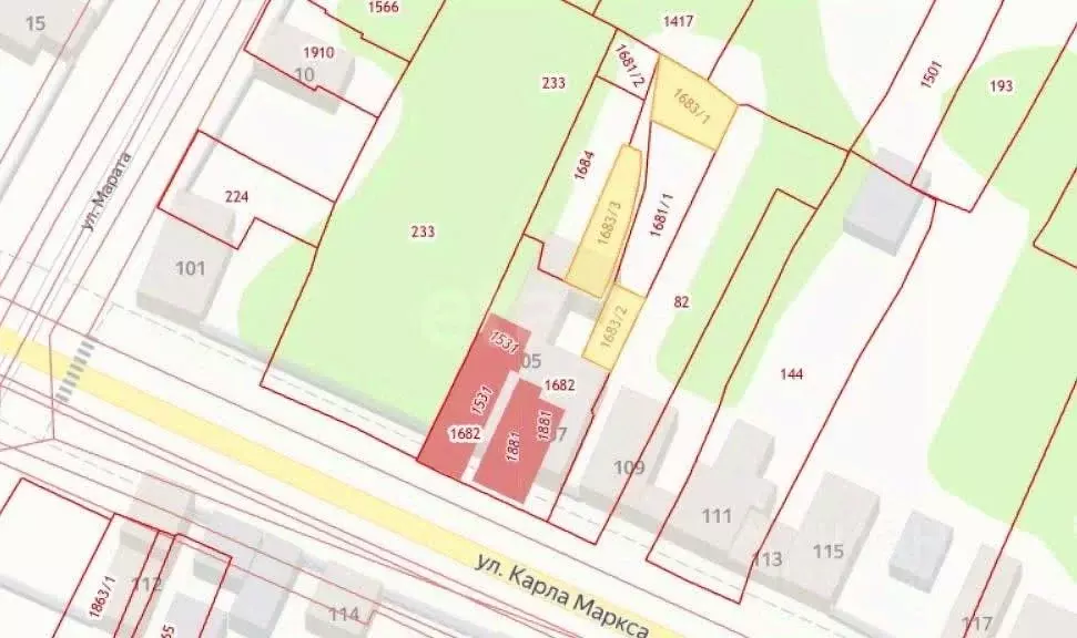 4-к кв. Тульская область, Тула ул. Карла Маркса, 105 (68.0 м) - Фото 1