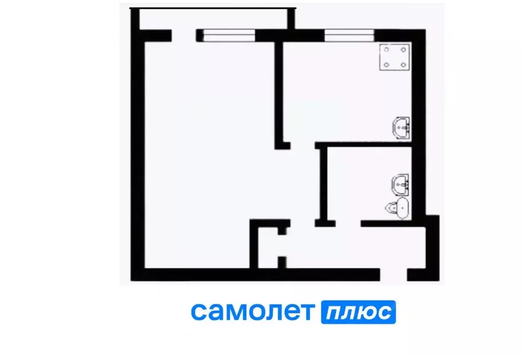 1-к кв. Кемеровская область, Кемерово ул. Дзержинского, 7 (30.5 м) - Фото 1