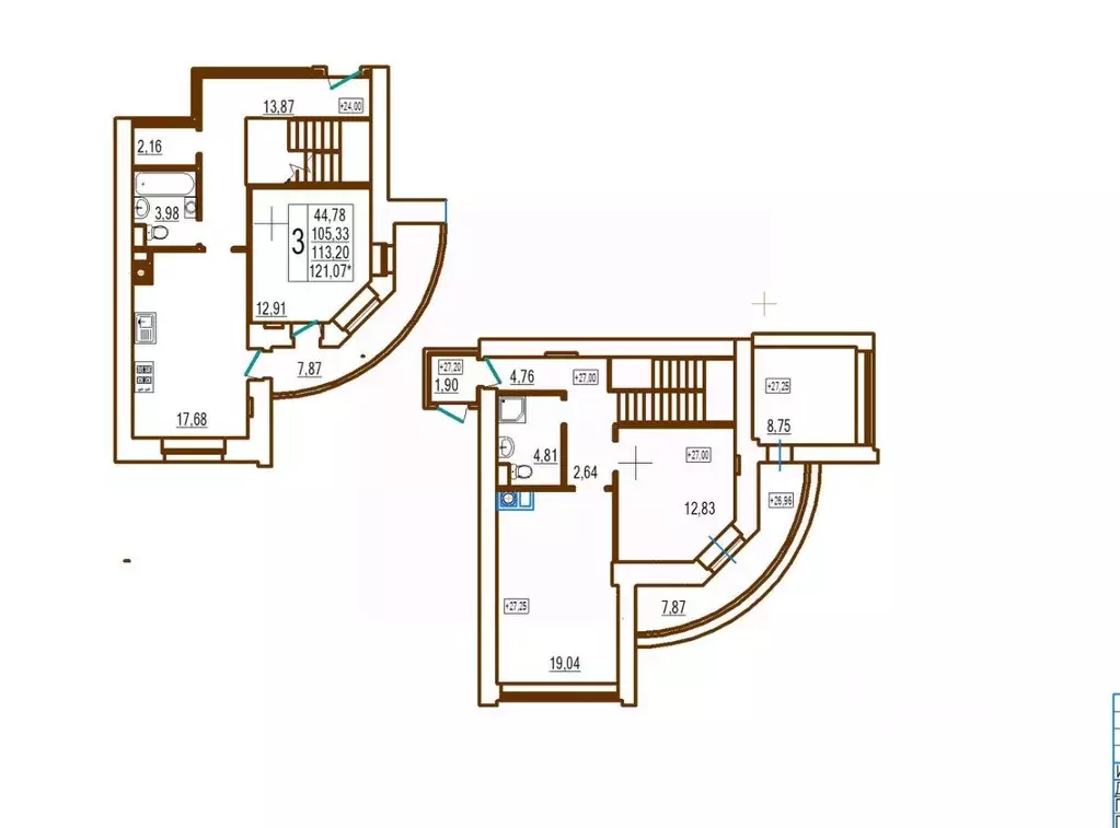 3-к кв. Смоленская область, Вязьма ул. Ленина, 71 (113.2 м) - Фото 1