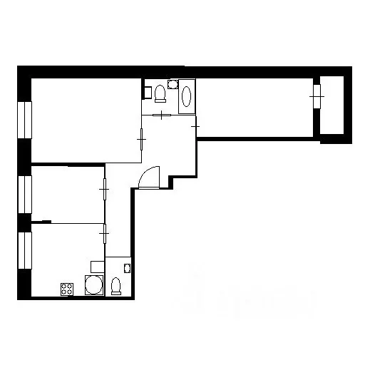 3-к кв. Московская область, Красногорск бул. Космонавтов, 8 (77.7 м) - Фото 2