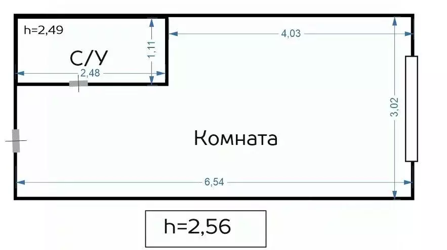 Студия Москва просп. Андропова, 10 (19.0 м) - Фото 2