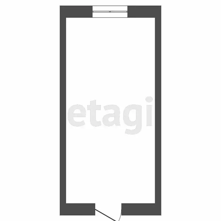 1к в -комнатной квартире (21.3 м) - Фото 1