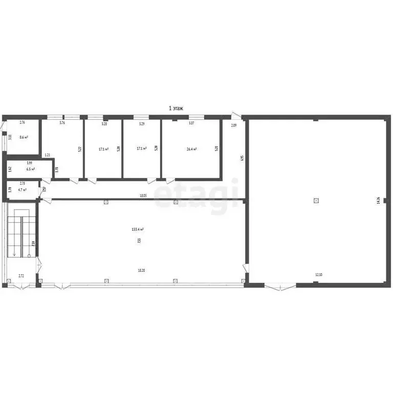 Помещение свободного назначения (871 м) - Фото 2