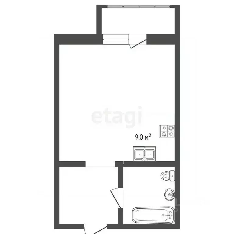 Студия Мордовия, Саранск просп. Российской Армии, 3/1 (28.7 м) - Фото 2