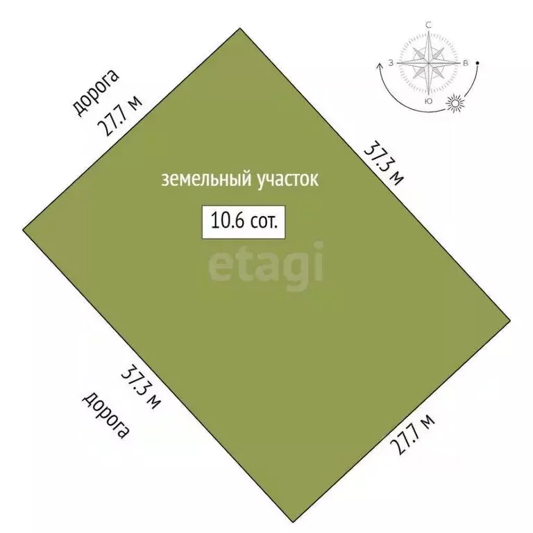 Участок в Тюменская область, Тюменский муниципальный округ, с. Чикча, ... - Фото 1