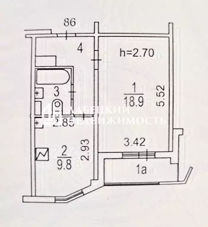 1-к кв. Москва ул. Ухтомского Ополчения, 8 (38.0 м) - Фото 1