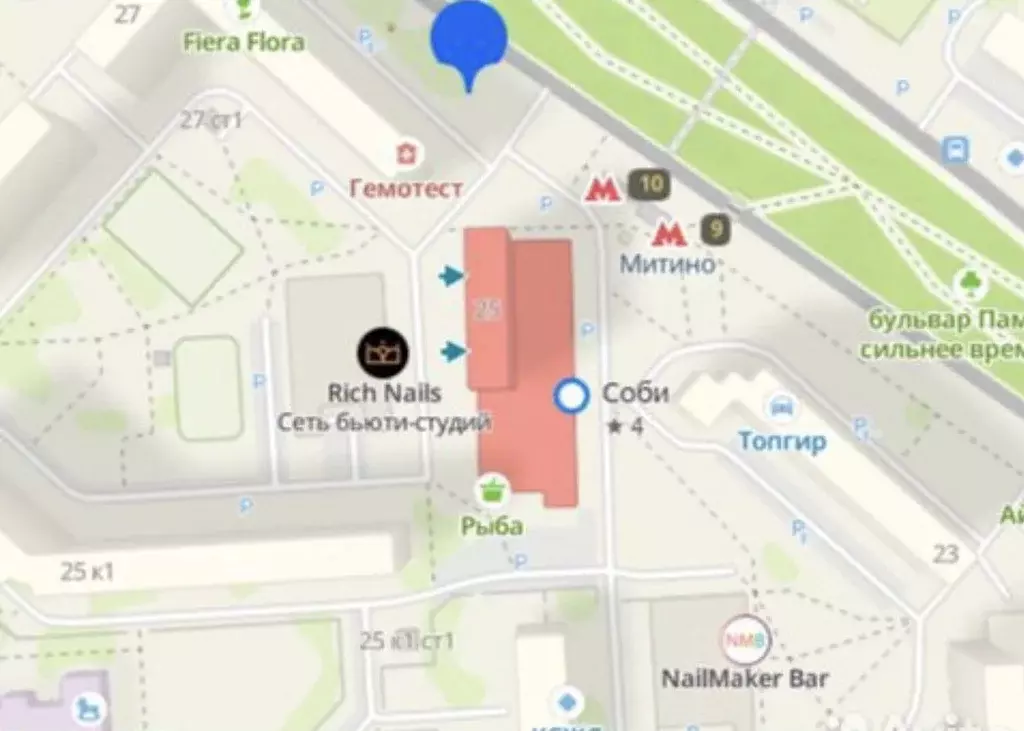 Торговая площадь в Москва Митинская ул., 25 (400 м) - Фото 1