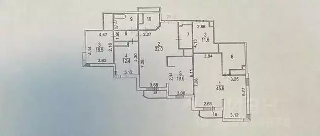 4-к кв. Москва ул. Бажова, 24к2 (155.0 м) - Фото 2