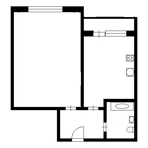 1-к кв. Воронежская область, Воронеж ул. Федора Тютчева, 95М (36.0 м) - Фото 2