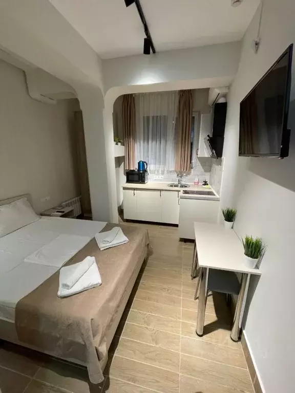 Студия Краснодарский край, Сочи Новый Сочи мкр, ул. Бамбуковая, 44 ... - Фото 1