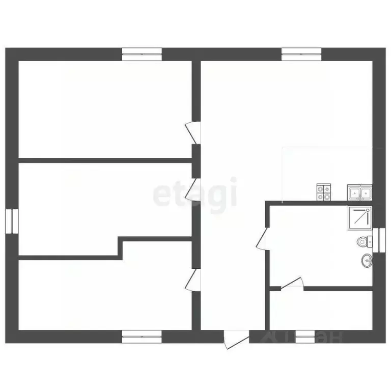 Дом в Тюменская область, Тюменский муниципальный округ, с. Перевалово  ... - Фото 2