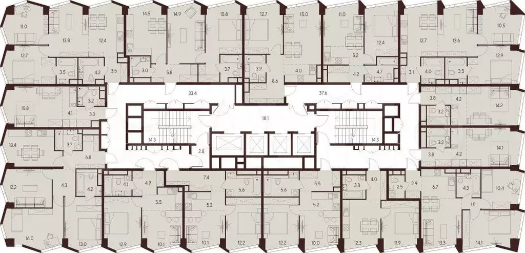 2-к. квартира, 37,5 м, 23/26 эт. - Фото 1