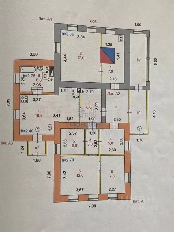 Дом в Марий Эл, Йошкар-Ола проезд 2-й Речной, 4 (96 м) - Фото 1