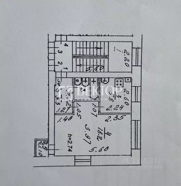 1-к кв. Костромская область, Кострома Проселочная ул., 22 (31.2 м) - Фото 2