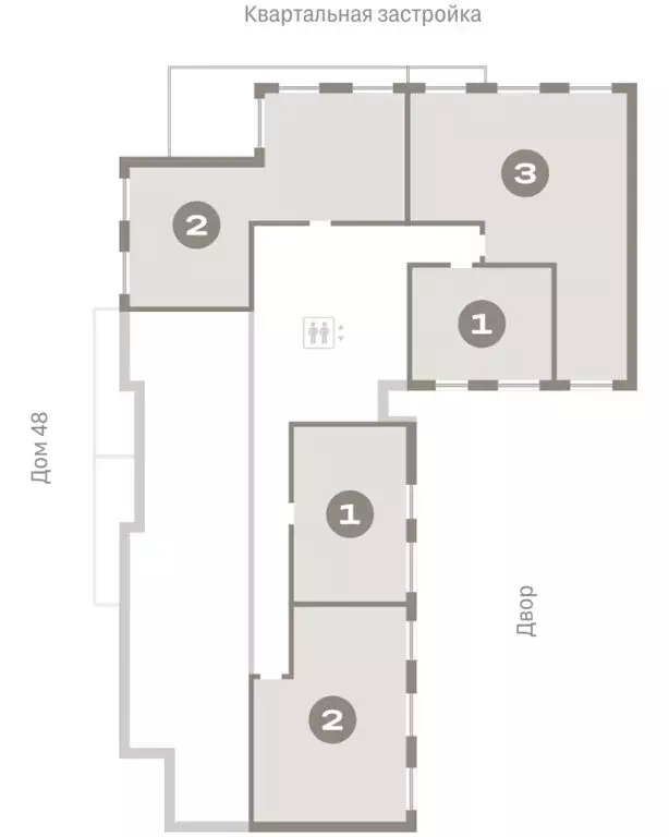 1-комнатная квартира: Новосибирск, Большевистская улица, с49 (39.92 м) - Фото 2