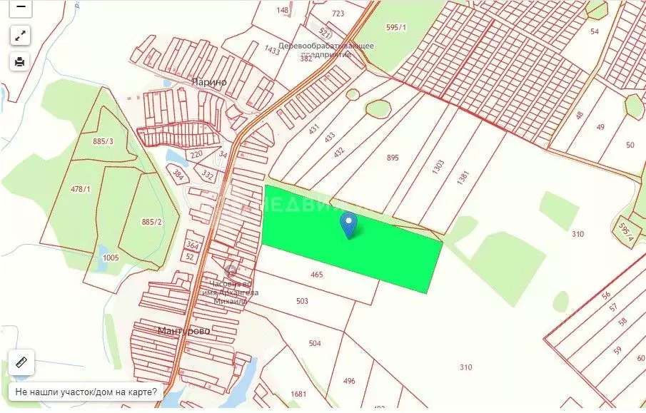 Участок в Рязанская область, Рыбновский район, Баграмовское с/пос, д. ... - Фото 1