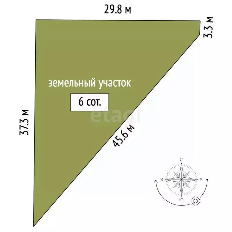 Участок в Крым, Сакский район, с. Суворовское  (6.0 сот.) - Фото 1
