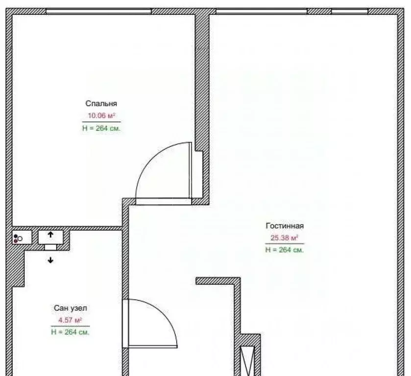 1-к кв. Тюменская область, Тюмень Харьковская ул., 74 (40.0 м) - Фото 1