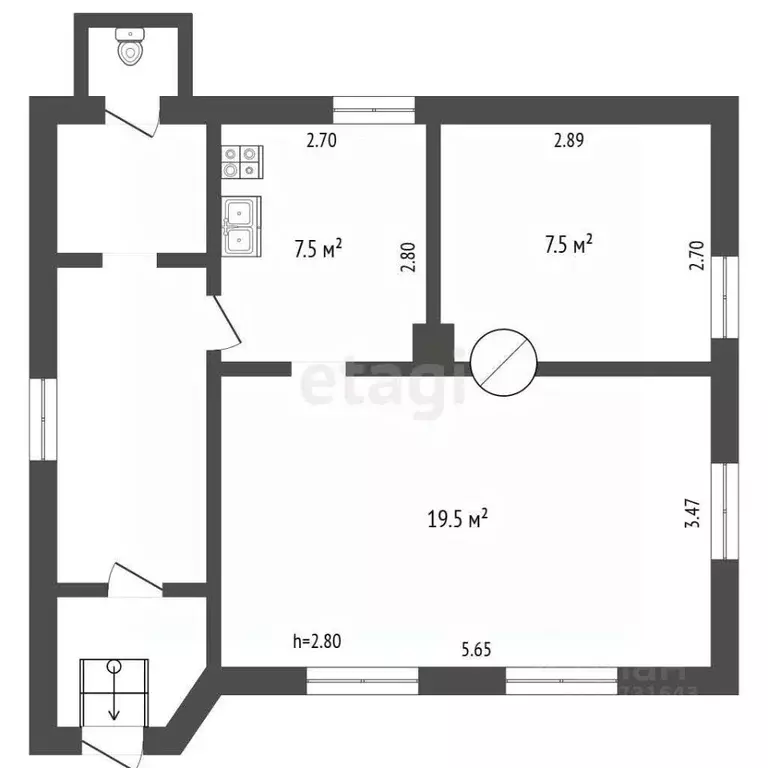 Дом в Псковская область, Псков Тихая ул., 10 (35 м) - Фото 2