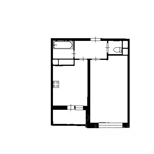 1-к кв. Московская область, Балашиха ул. Ситникова, 2 (42.1 м) - Фото 2