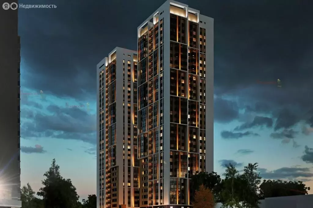 Квартира-студия: Екатеринбург, улица Николая Островского, 2/2 (31.5 м) - Фото 1