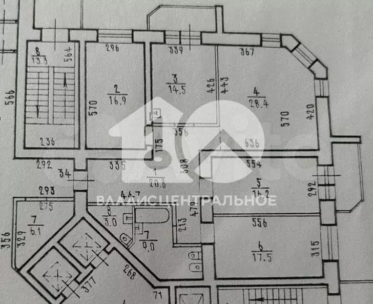 4-к. квартира, 129,3 м, 5/14 эт. - Фото 0