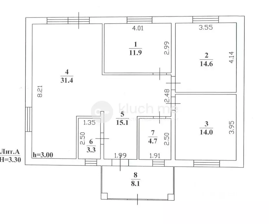 Дом в Татарстан, с. Пестрецы ул. Спортивная, 5 (100 м) - Фото 2