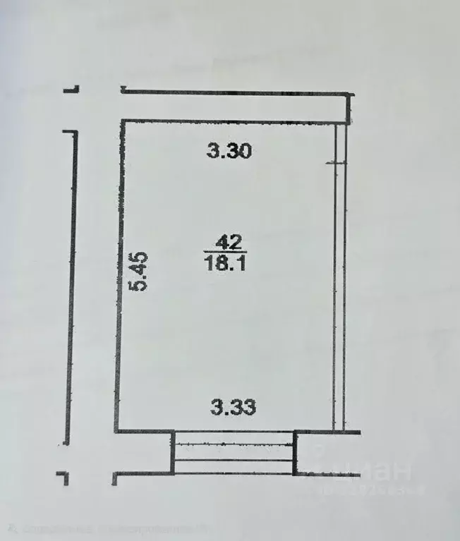 Комната Башкортостан, Уфа ул. Мусы Джалиля, 74/1 (18.1 м) - Фото 1