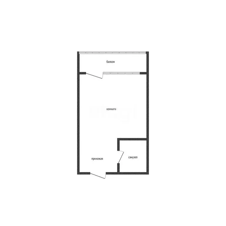 Квартира-студия: Краснодар, улица Шевцова, 8 (19 м) - Фото 0