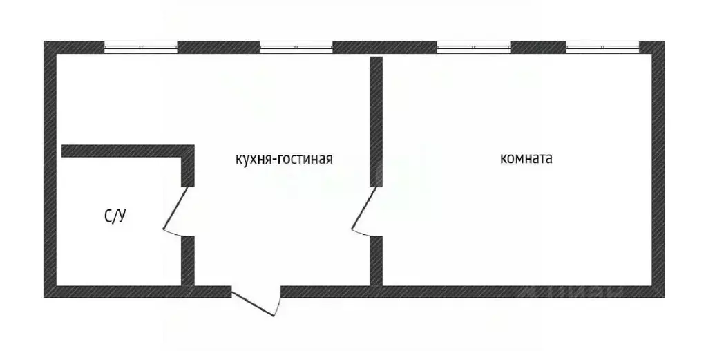 Комната Белгородская область, Прохоровка рп ул. Первомайская, 76 (35.0 ... - Фото 2
