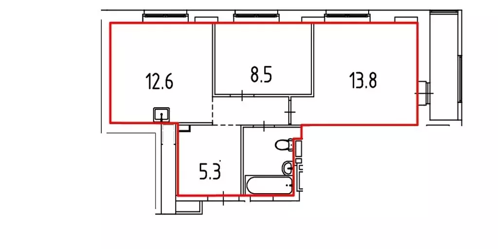 2-комнатная квартира: Пермь, улица Лифанова, 38 (47 м) - Фото 0