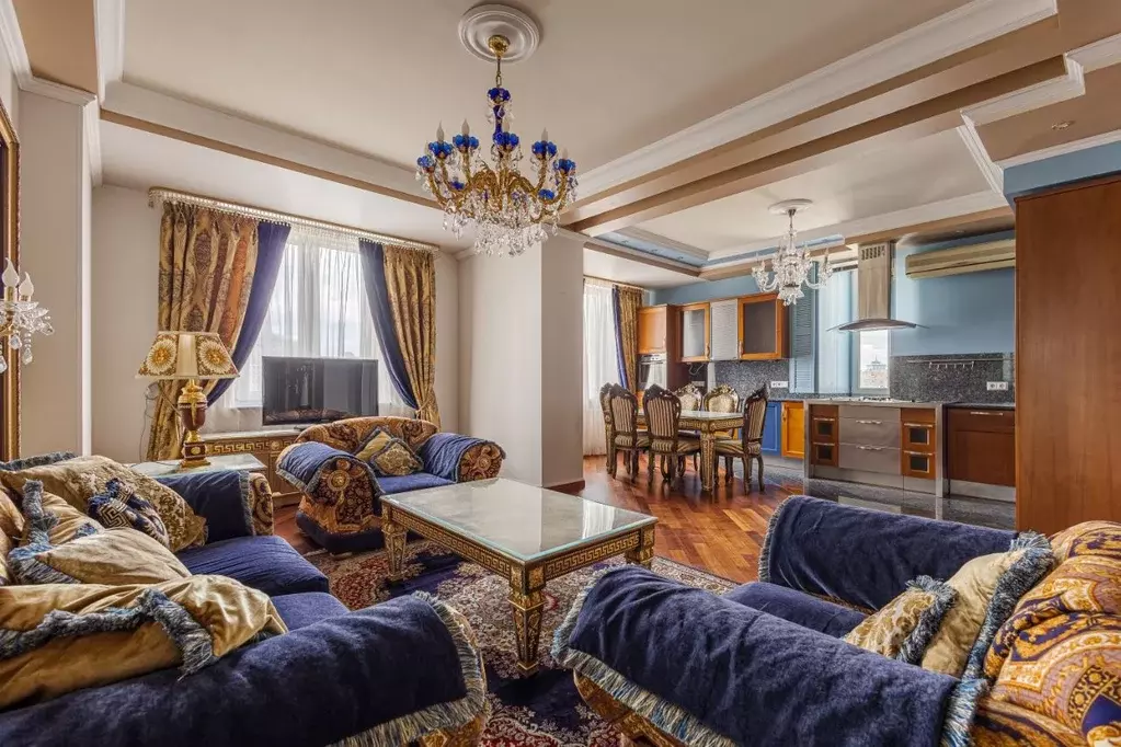 5-к кв. Москва наб. Тараса Шевченко, 5 (143.2 м) - Фото 1