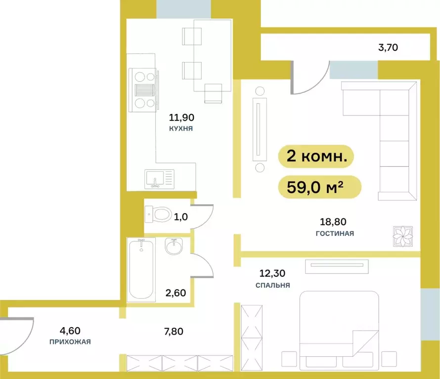 Купить Двухкомнатную Красноярск Октябрьский Район