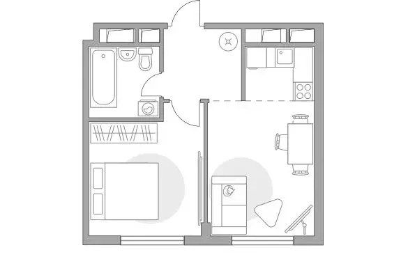 2-комнатная квартира: Московская область, городской округ Красногорск, ... - Фото 1
