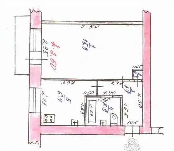 1-к кв. Курганская область, Шадринск Февральская ул., 44 (29.4 м) - Фото 2