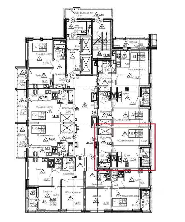 1-к кв. Татарстан, Казань ул. Аделя Кутуя, 100 (36.51 м) - Фото 1