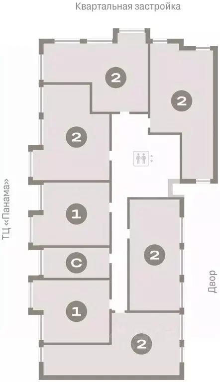 2-к кв. Тюменская область, Тюмень Мысовская ул., 26к1 (69.23 м) - Фото 1