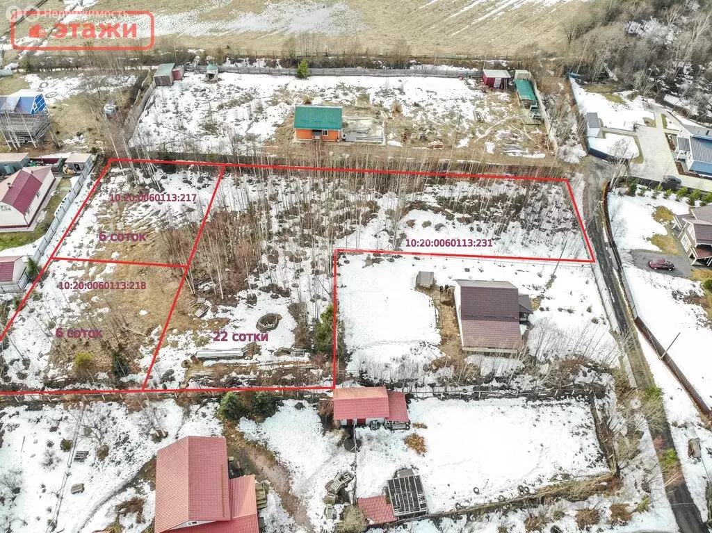 Участок в село Деревянное, Набережный переулок (22.9 м) - Фото 1