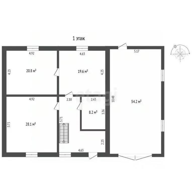Дом в Мордовия, Лямбирский район, с. Атемар ул. Жмакинская, 20 (200 м) - Фото 2