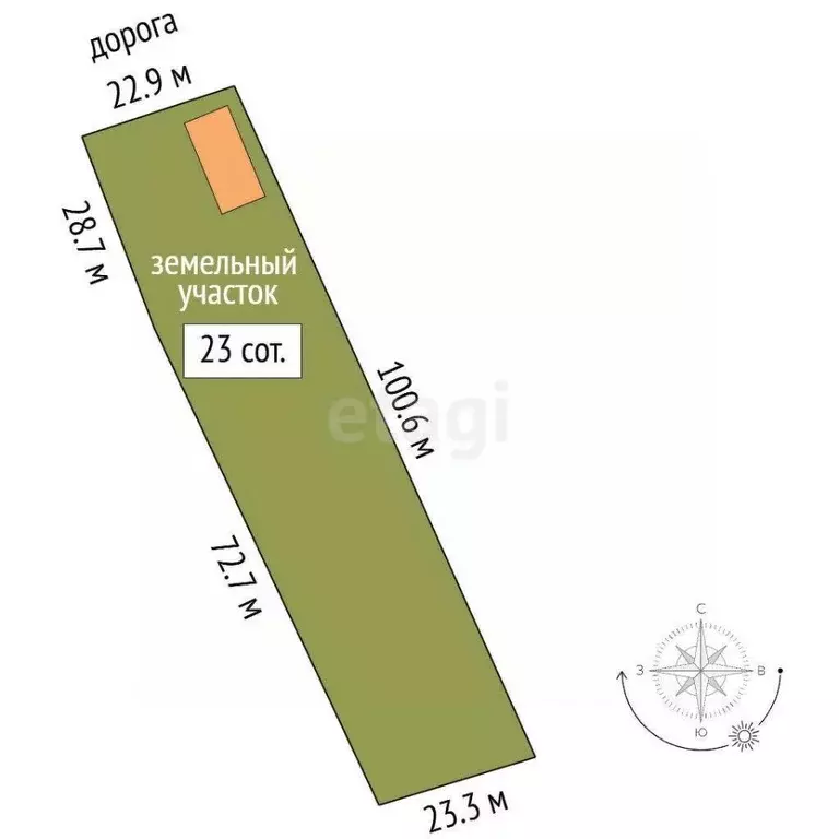 Участок в Ростовская область, Азовский район, с. Елизаветовка ... - Фото 2