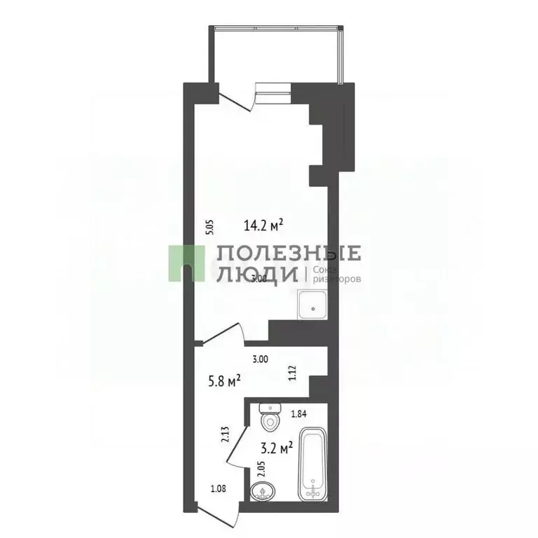 Студия Красноярский край, Красноярск Караульная ул., 39А (23.2 м) - Фото 0