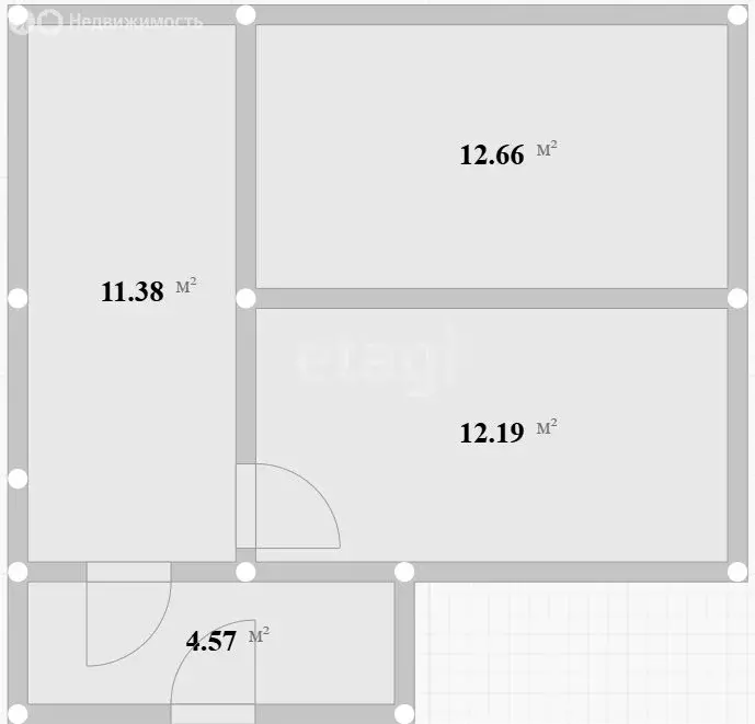 Дом в Тверь, садоводческое некоммерческое товарищество Ветеран (25 м) - Фото 1
