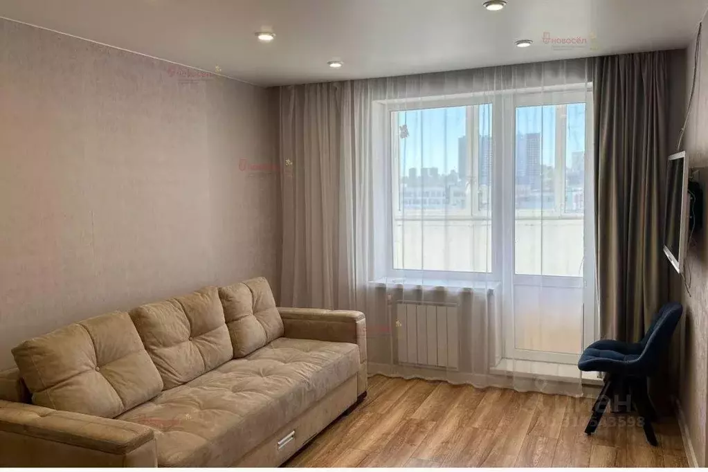 Квартира, 1 комната, 39.29 м - Фото 1