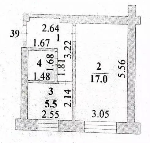 1-к кв. Липецкая область, Липецк ул. М. Горького, 9А (31.0 м) - Фото 2