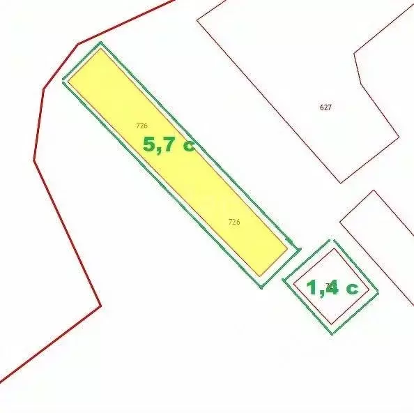 Участок в Вологодская область, пос. Надеево  (5.7 сот.) - Фото 1