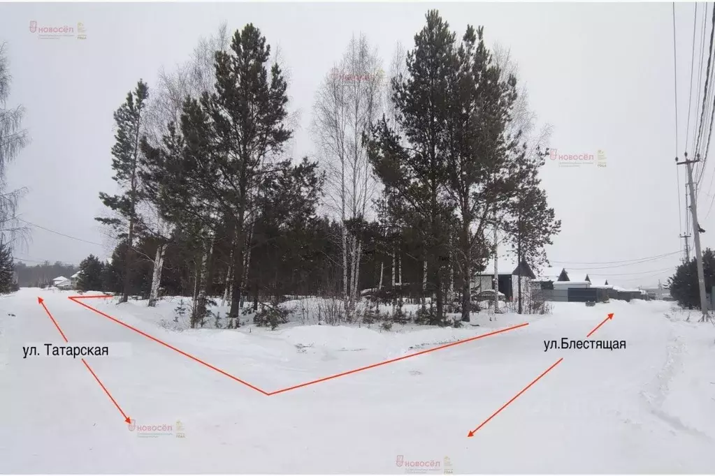 Участок в Свердловская область, Екатеринбург Полевской тракт, 23-й км, ... - Фото 1