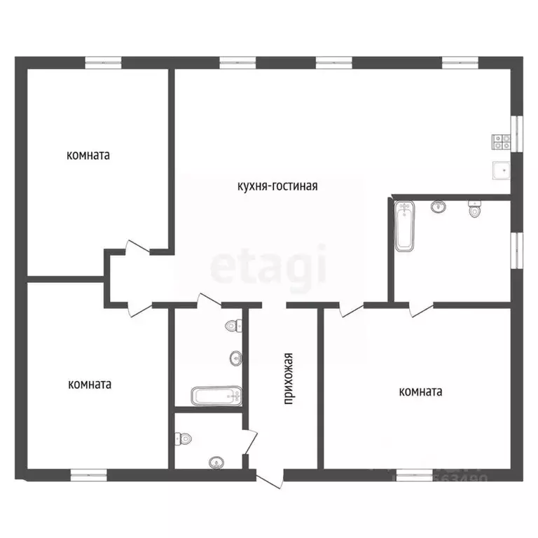 Дом в Воронежская область, Воронеж Новороссийский пер., 11 (120 м) - Фото 2