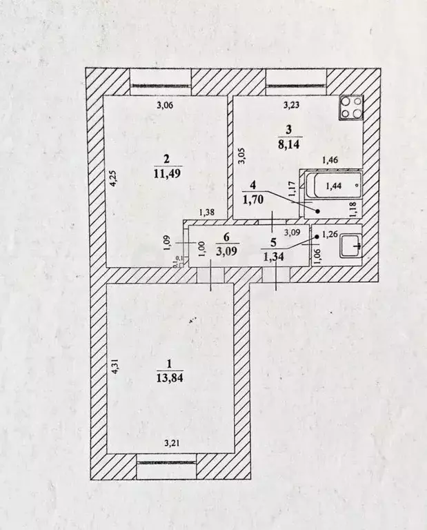 2-к кв. Ульяновская область, Ульяновский район, Большеключищенское ... - Фото 2